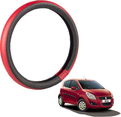 

Autofy Steering Cover For Maruti Ritz(Black, Leather)
