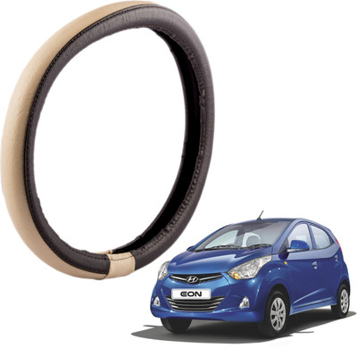 

Autofy Steering Cover For Hyundai Eon(Brown, Leather)