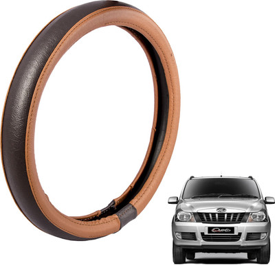 

Autofy Steering Cover For Mahindra Quanto(Tan, Leather)