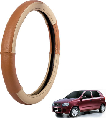 

Autofy Steering Cover For Maruti Alto(Cream, Leather)