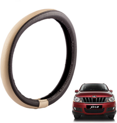 

Autofy Steering Cover For Mahindra Xylo(Brown, Leather)