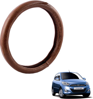 

Autofy Steering Cover For Hyundai i10(Brown, Leather)