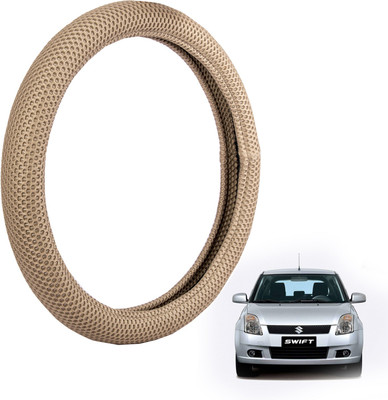 

Autofy Steering Cover For Maruti Swift(Light Brown, Fabric)