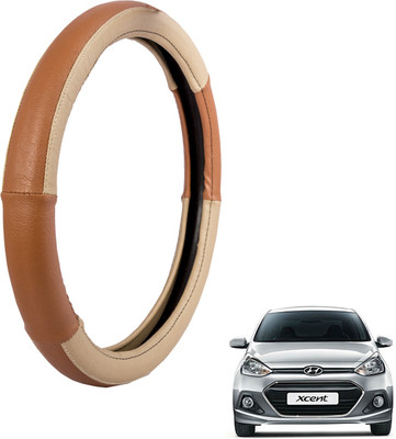 

Autofy Steering Cover For Hyundai Accent(Cream, Leather)