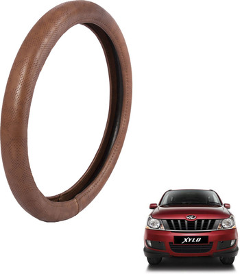 

Autofy Steering Cover For Mahindra Xylo(Brown, Leather)