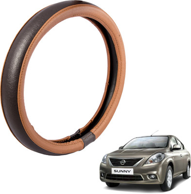 

Autofy Steering Cover For Nissan Sunny(Tan, Leather)
