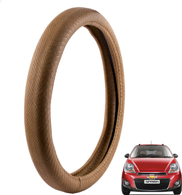 

Autofy Steering Cover For Chevrolet Spark(Tan, Leather)