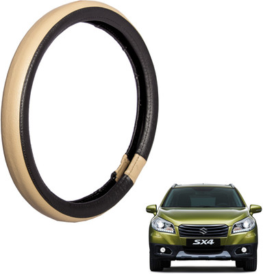 

Autofy Steering Cover For Maruti SX4(Black, Leather)
