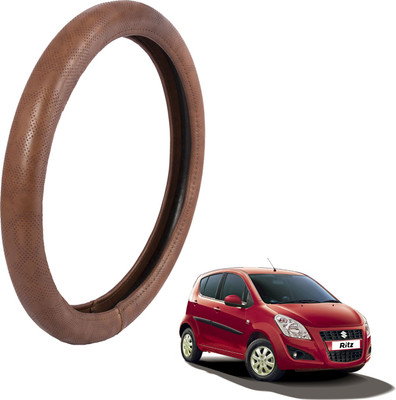 

Autofy Steering Cover For Maruti Ritz(Brown, Leather)