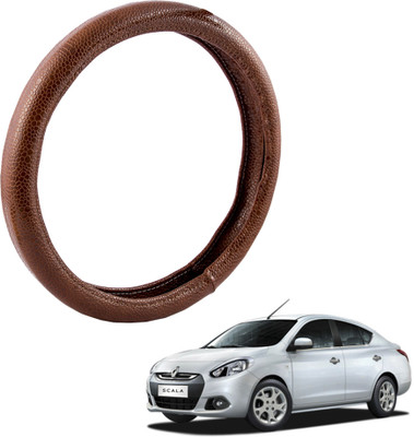 

Autofy Steering Cover For Renault Scala(Brown, Leather)