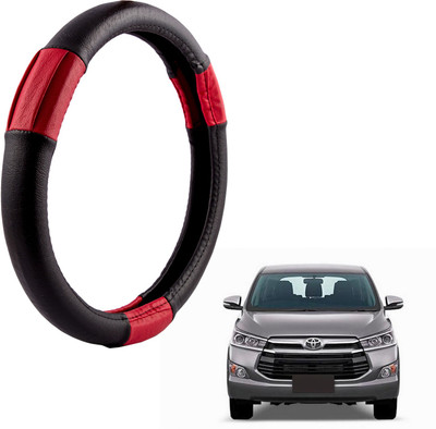 

Autofy Steering Cover For Toyota Innova(Black, Leather)