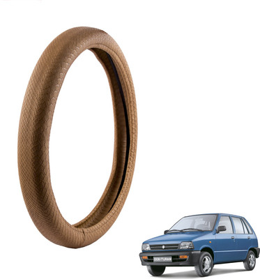 

Autofy Steering Cover For Maruti 800(Tan, Leather)