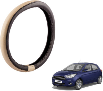 

Autofy Steering Cover For Ford Figo(Brown, Leather)