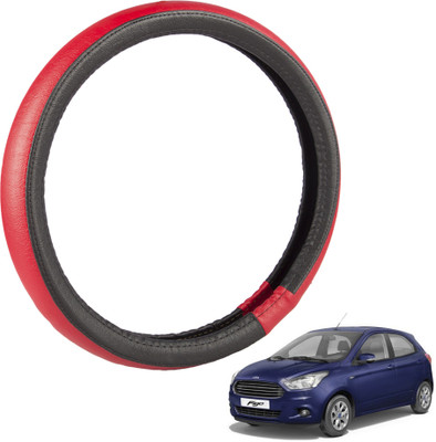 

Autofy Steering Cover For Ford Figo(Black, Leather)