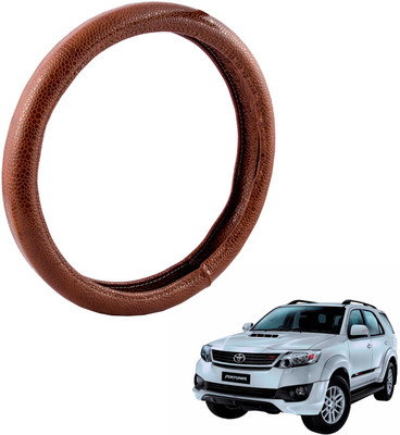

Autofy Steering Cover For Toyota Fortuner(Brown, Leather)
