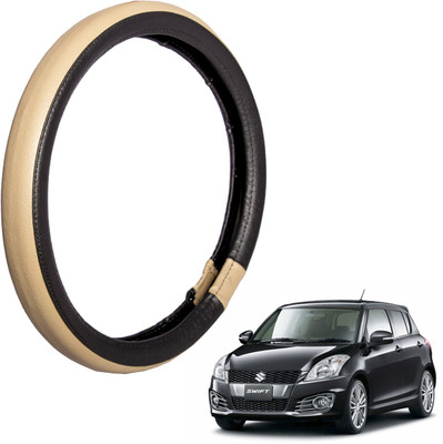 

Autofy Steering Cover For Maruti New Swift(Black, Leather)