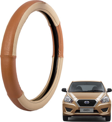 

Autofy Steering Cover For Datsun Go(Cream, Leather)