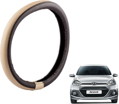 

Autofy Steering Cover For Hyundai Accent(Brown, Leather)