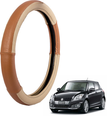 

Autofy Steering Cover For Maruti New Swift(Cream, Leather)