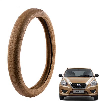 

Autofy Steering Cover For Datsun Go(Tan, Leather)