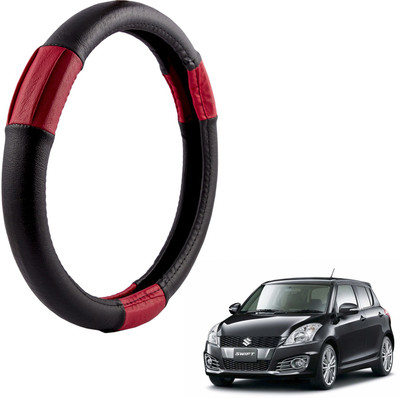 

Autofy Steering Cover For Maruti New Swift(Black, Leather)