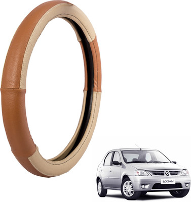 

Autofy Steering Cover For Mahindra Logan(Cream, Leather)