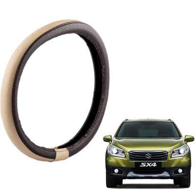 

Autofy Steering Cover For Maruti SX4(Brown, Leather)