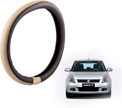 

Autofy Steering Cover For Maruti Swift(Brown, Leather)