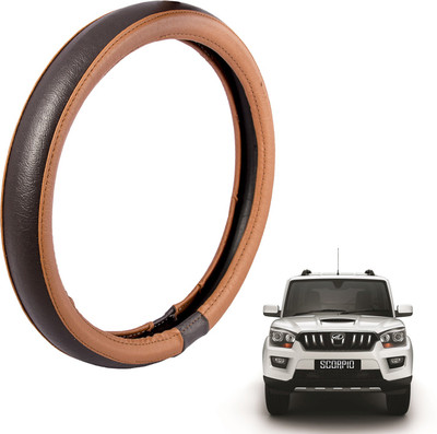 

Autofy Steering Cover For Mahindra Scorpio(Tan, Leather)