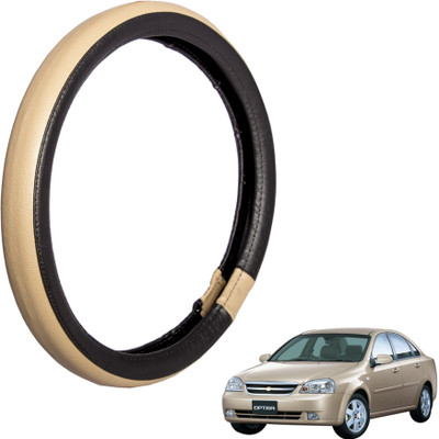 

Autofy Steering Cover For Chevrolet Optra(Black, Leather)