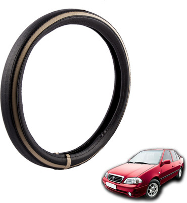 

Autofy Steering Cover For Maruti Esteem(Black, Leather)