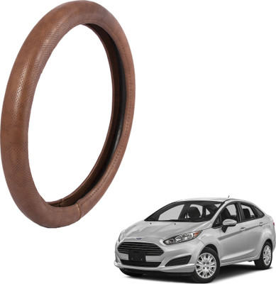 

Autofy Steering Cover For Ford Fiesta(Brown, Leather)