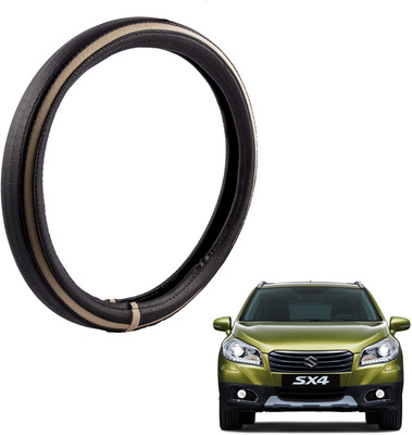 

Autofy Steering Cover For Maruti SX4(Black, Leather)