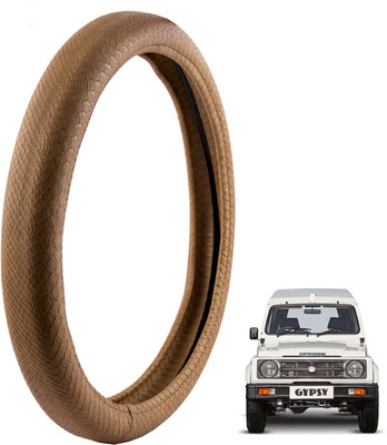 

Autofy Steering Cover For Maruti Gypsy King(Tan, Leather)