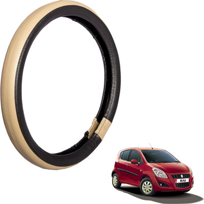

Autofy Steering Cover For Maruti Ritz(Black, Leather)