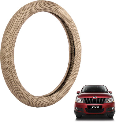 

Autofy Steering Cover For Mahindra Xylo(Light Brown, Fabric)