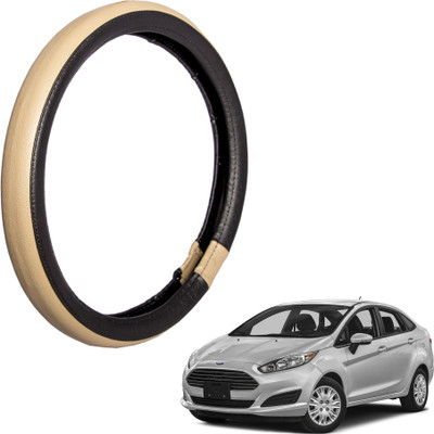 

Autofy Steering Cover For Ford Fiesta(Black, Leather)