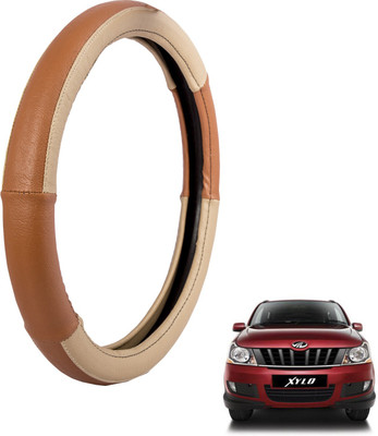 

Autofy Steering Cover For Mahindra Xylo(Cream, Leather)