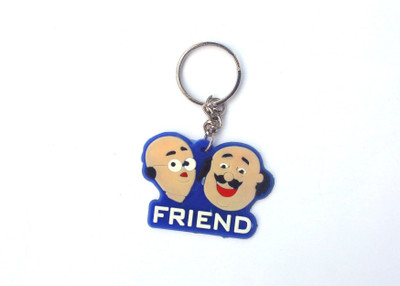 

JOSHISNEST RUBBER MOTU PATLU FRIENDS Key Chain(Blue)