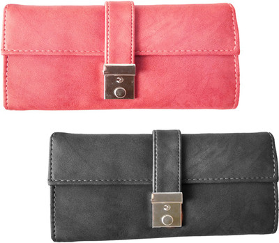 

Lady bar Casual Pink, Grey Clutch, Grey;pink