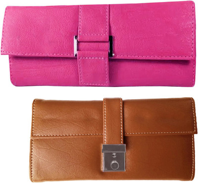 

Lady bar Casual Pink, Tan Clutch
