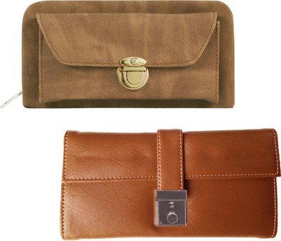 

Lady bar Casual Brown, Tan Clutch