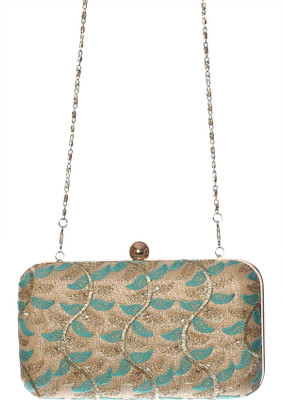

Mahadev Exports Party White Clutch