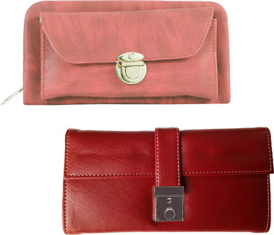 

Lady bar Casual Pink, Red Clutch