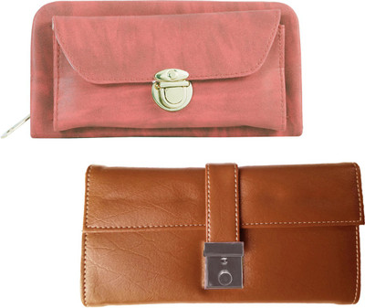 

Lady bar Casual Pink, Tan Clutch