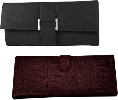 

Lady bar Casual Black, Brown Clutch