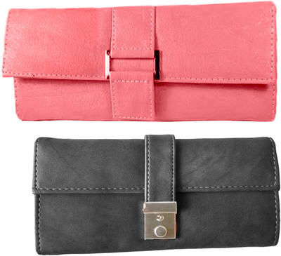 

Lady bar Casual Pink, Grey Clutch, Grey;pink
