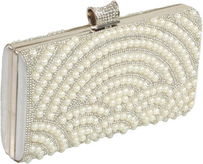 

24x7 Party Silver Clutch