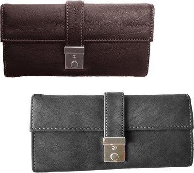 

Lady bar Casual Brown, Grey Clutch