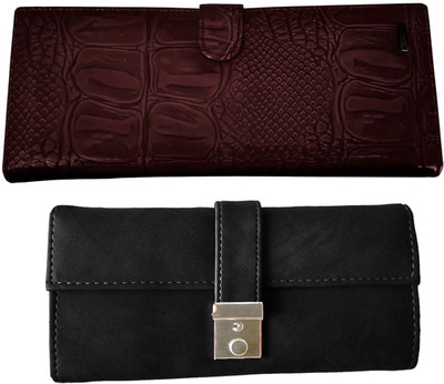 

Lady bar Casual Brown, Black Clutch, Black;brown